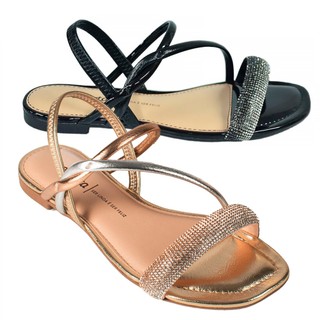 Sandalia Feminina Rasteirinha Com Brilho Dakota Y7711 em Oferta na Shopee
