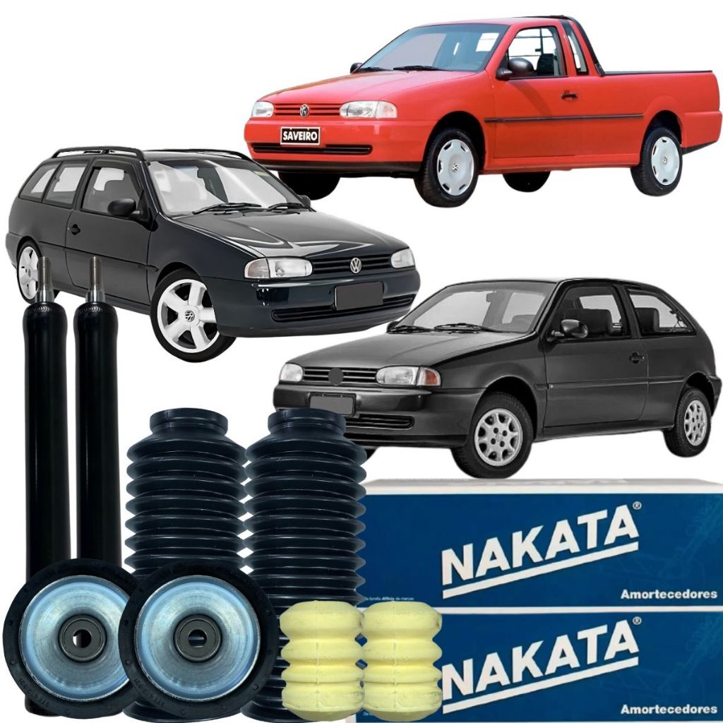 Kit Amortecedor Dianteiro Coxim Batente Coifa Saveiro Gol G2 em Oferta na Shopee