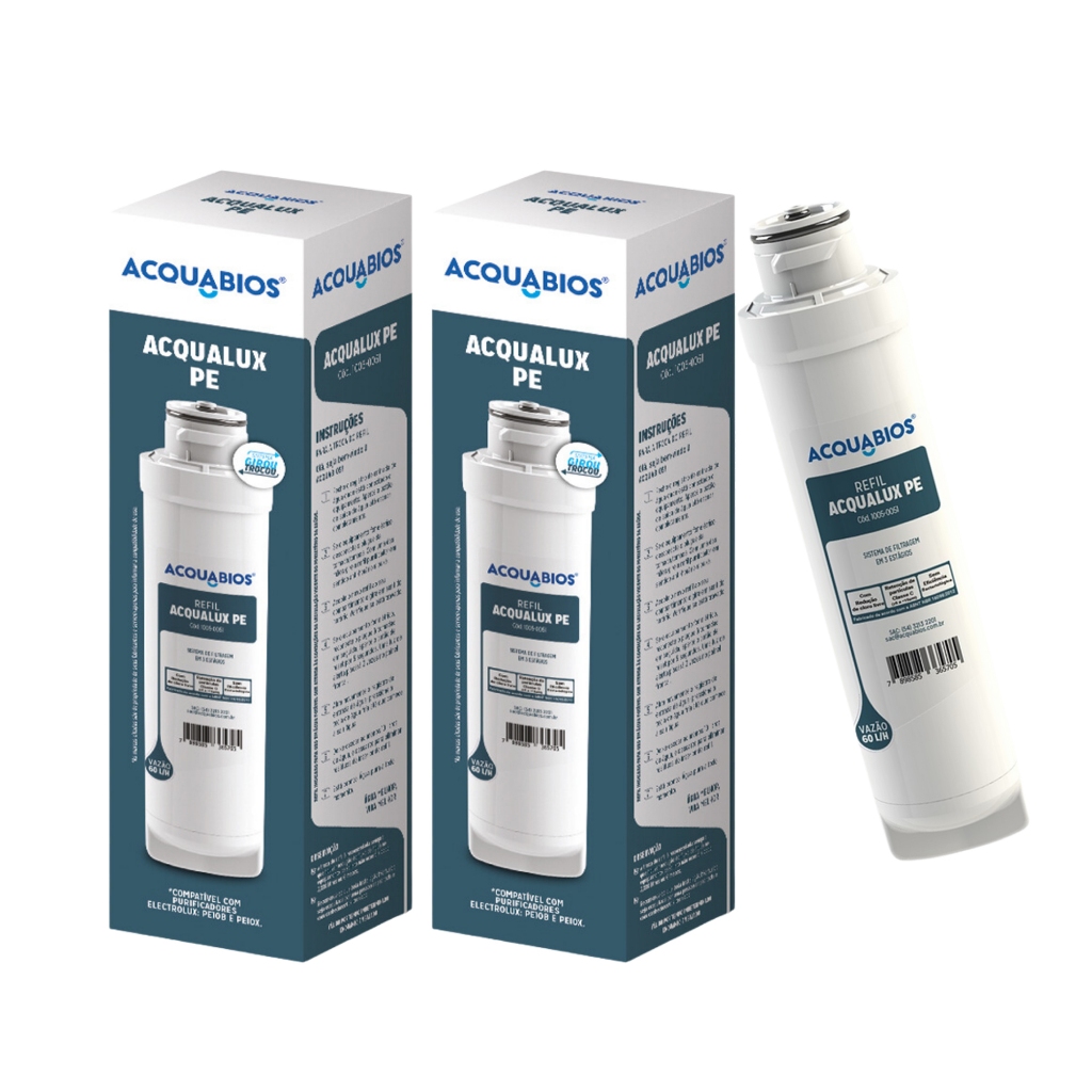 REFIL ACQUALUX PE PARA ELECTROLUX* PE10B PE10X 2pç