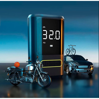 Bomba De Ar Elétrica Carro Pneu Mini Compressor Sem Fio Portátil Moto Bicicleta USB Recarregável