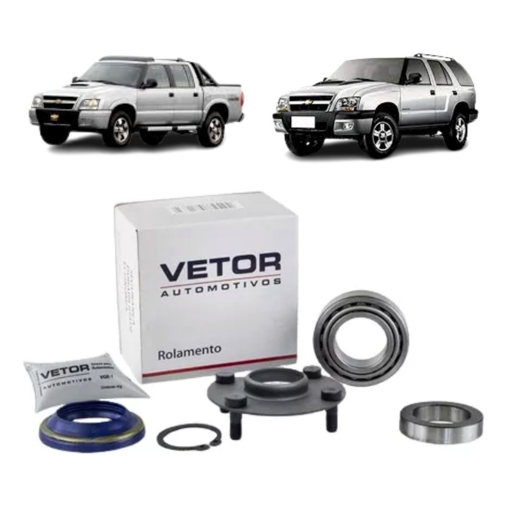 Kit Rolamento Roda Traseira S10 Blazer 4x2 / 4x4 1995 A 2011 em Oferta na Shopee