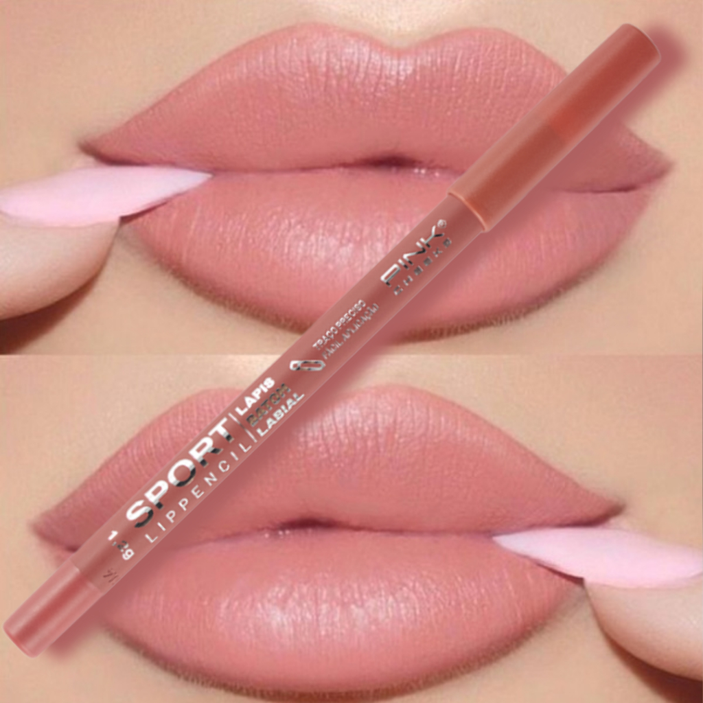Batom Lapis Labial Ultra Resistente Macio Nude PINK CHEEKS Promoção - Beauty