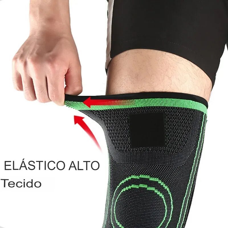 Joelheira De Compressão Com Alças Ajustáveis Para Corrida, Treino e Uso Esportivo o Dia Todo em Oferta na Shopee