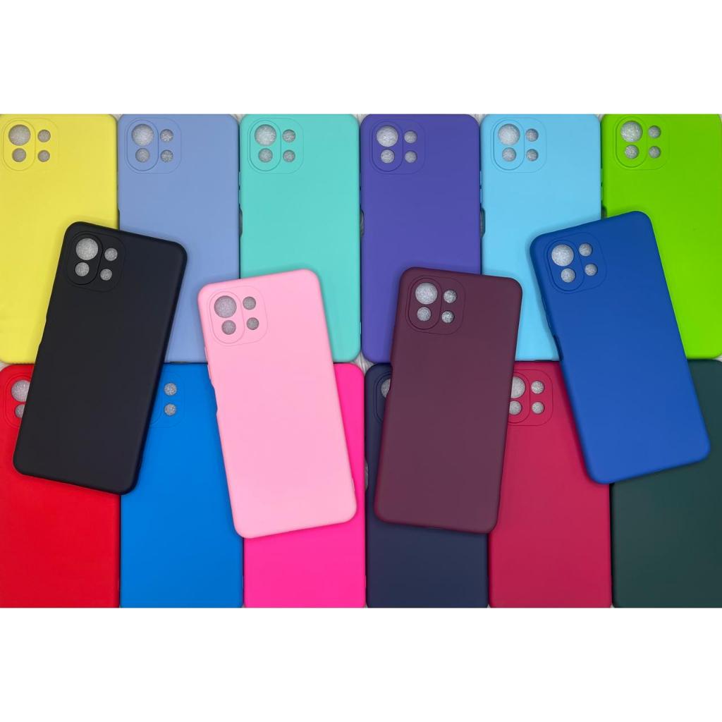 Capa Capinha Para Xiaomi  Mi 11 Lite 4G 5G Silicone Aveludado Case em Oferta na Shopee
