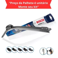 Palheta Limpador de Parabrisa Bosch Aerofit Multiclip Original - Alta Performance para Carros