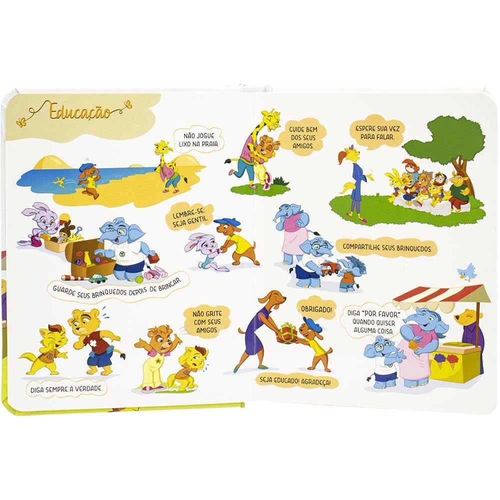 Livro Meu Livro Fofinho - Escolinha Boas Maneiras