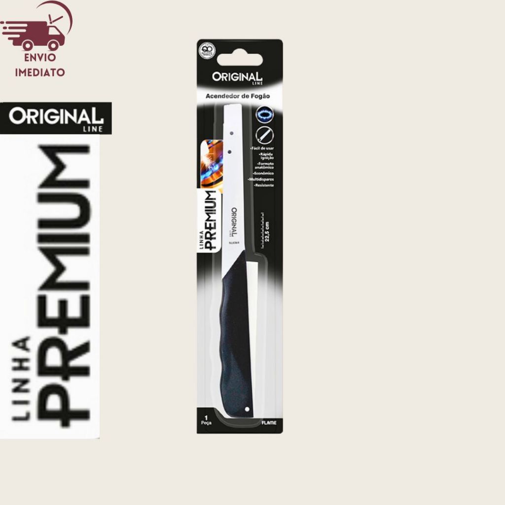 Acendedor Automático Isqueiro Para Cozinha De Fogão Forno Original Line Linha Premium