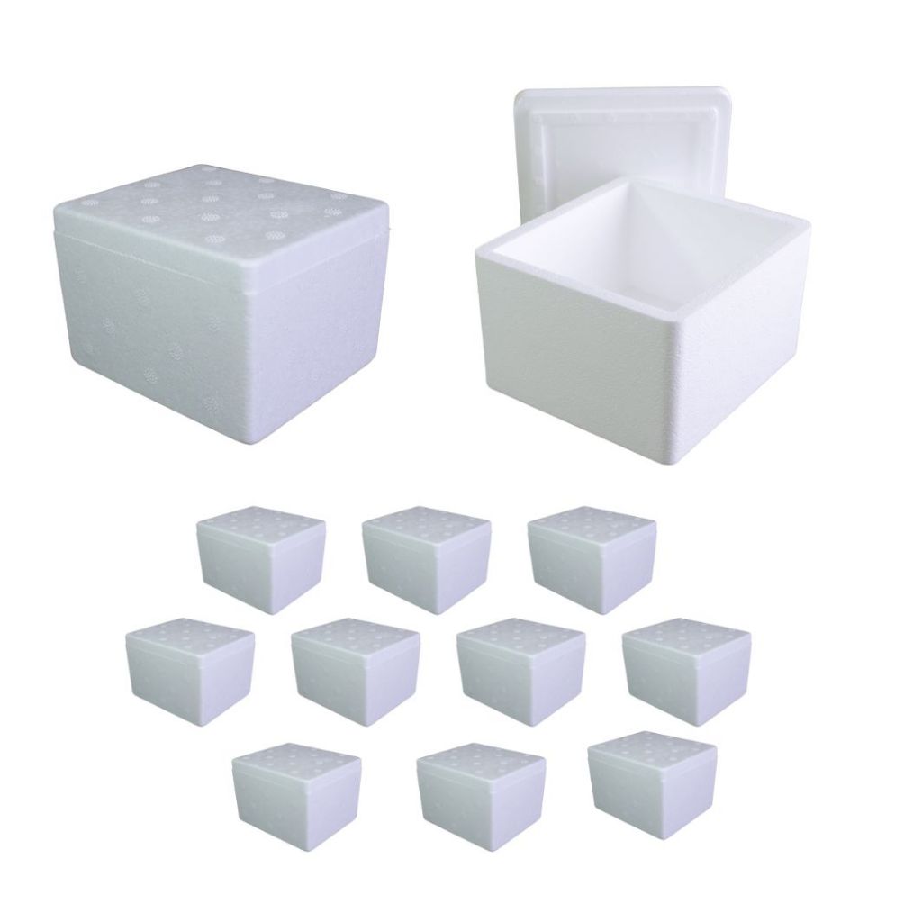 10cx isopor  eps - modelo pp 7,5 x x 9,5 x 11,2 - 250ml em Oferta na Shopee