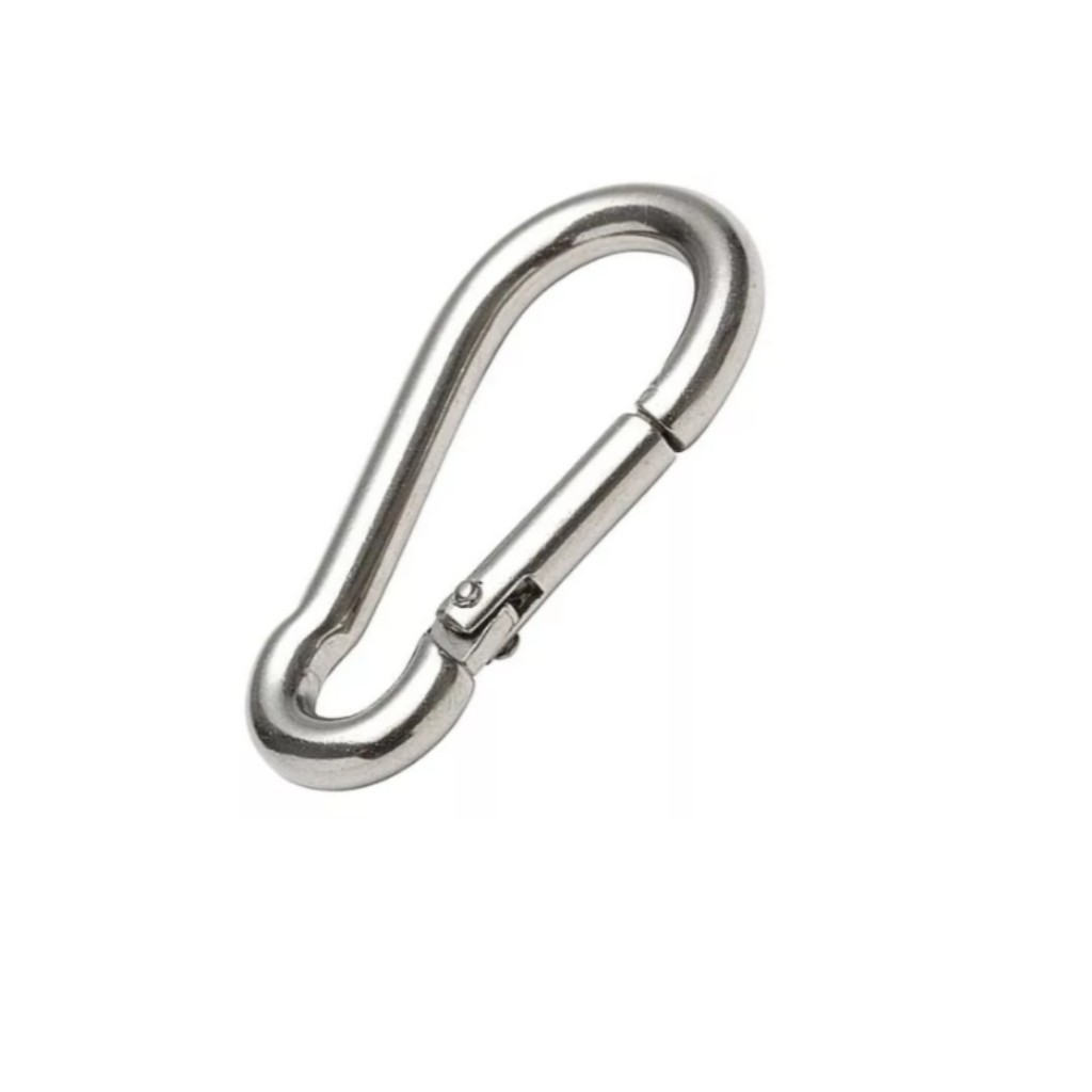 10 Mosquetão 10 cm Academia Profissional Suporta 350kg em Oferta na Shopee