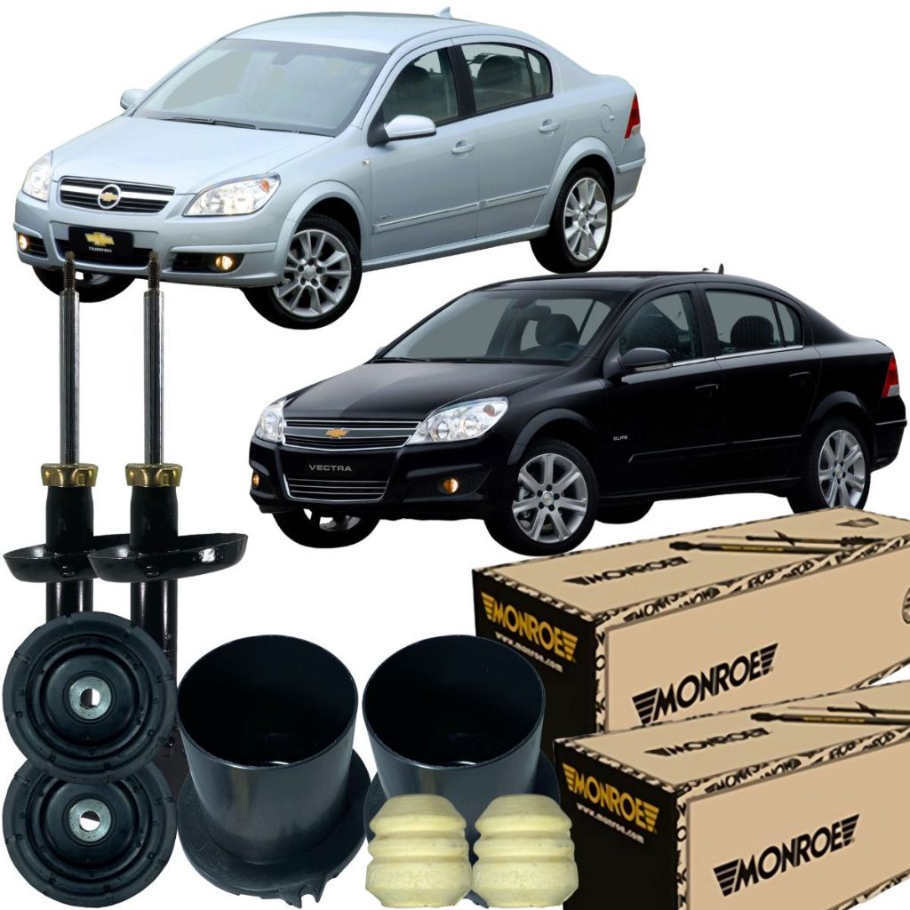 Par Amortecedor Dianteiro Batente Coxim Coifa Gm Vectra em Oferta na Shopee