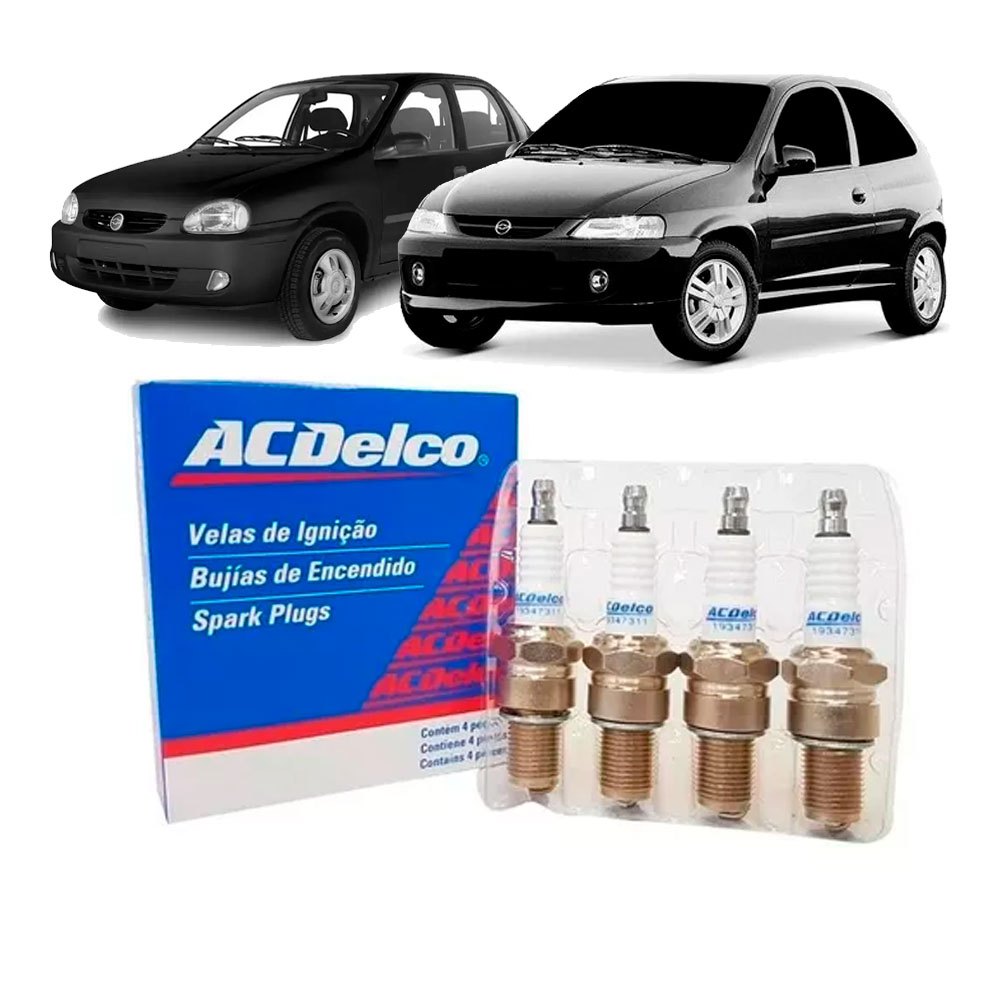 Vela de ignição Corsa Frente Montana 2002/2005 ACDelco 19347345