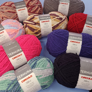 Lã Ternura Círculo 100g | 230m em Oferta na Shopee