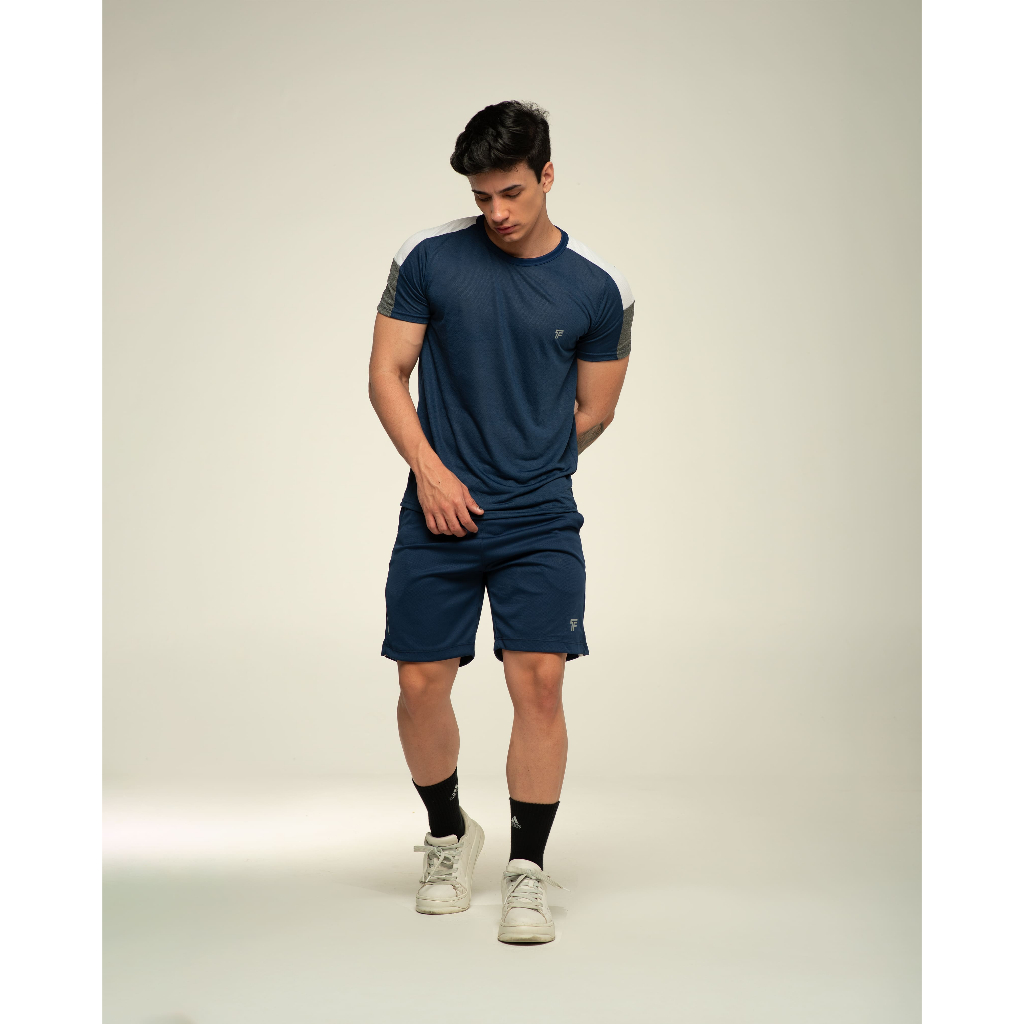 Camisa Masculina para treino academia poliéster Furadinho dry fit malha fria