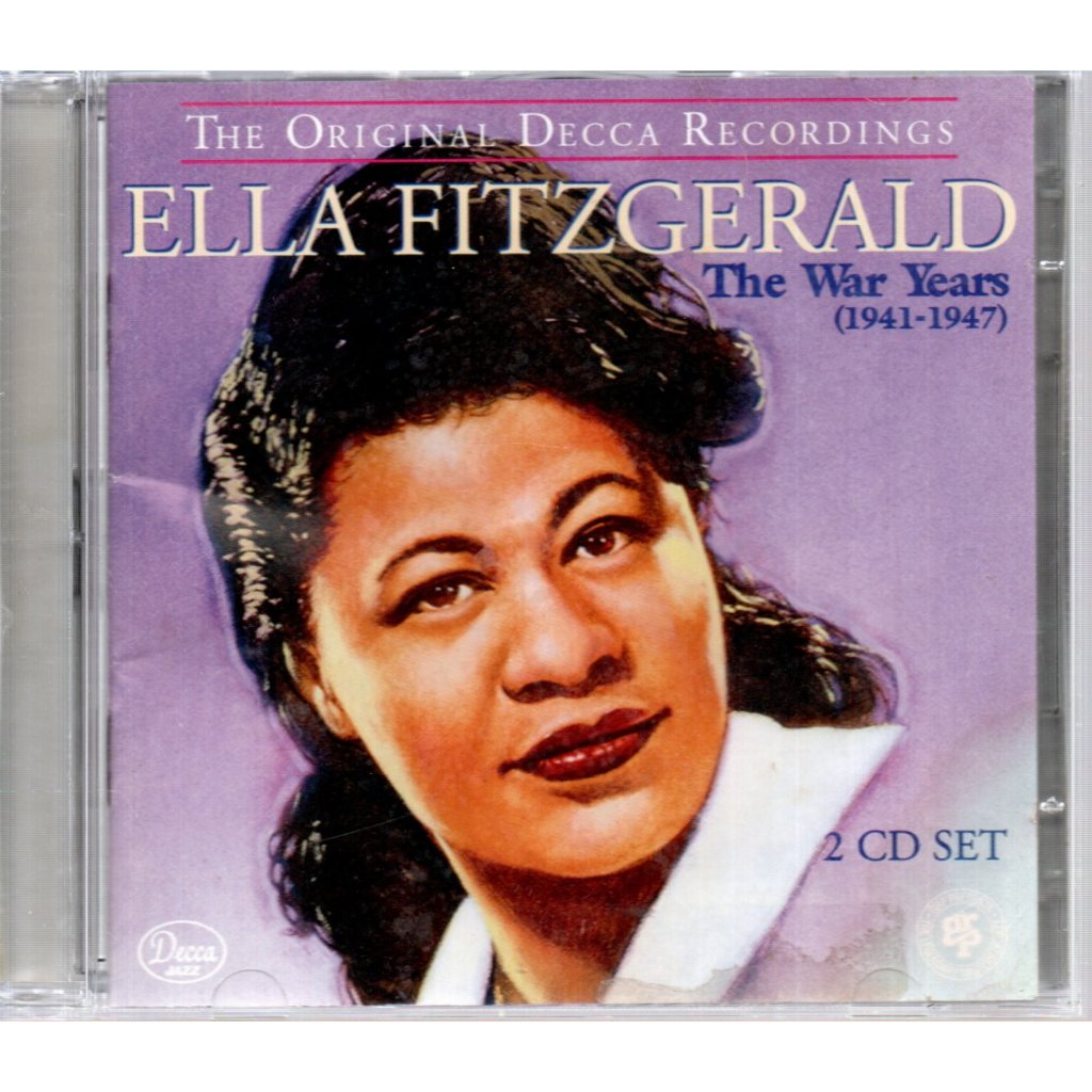 CD ELLA FITZGERALD – THE WAR YEARS 1941 – 1947 ( DUPLO ) DECCA JAZZ USA MCA 1994