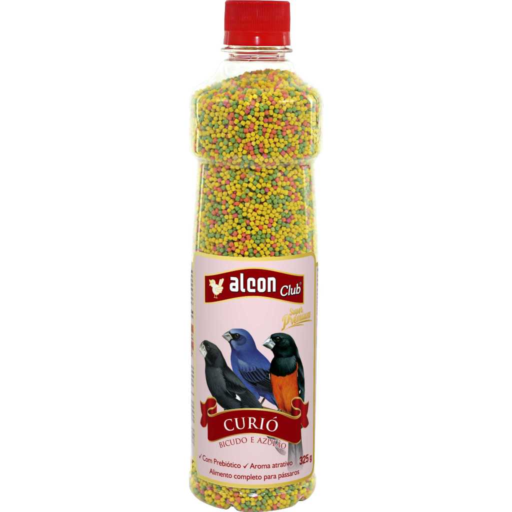 Alcon Club Curió, Bicudo e Azulão 325 g - Ração Extrusada Pássaros