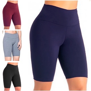 KIT 4 BERMUDA CICLISTA FEMININA LISA FITSNES COM COS ALTO NÃO FICA TRASPARENTE em Oferta na Shopee
