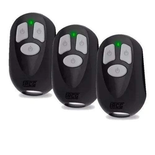 3x  Controles Remoto Portão  RCG Alarme 433hz em Oferta na Shopee
