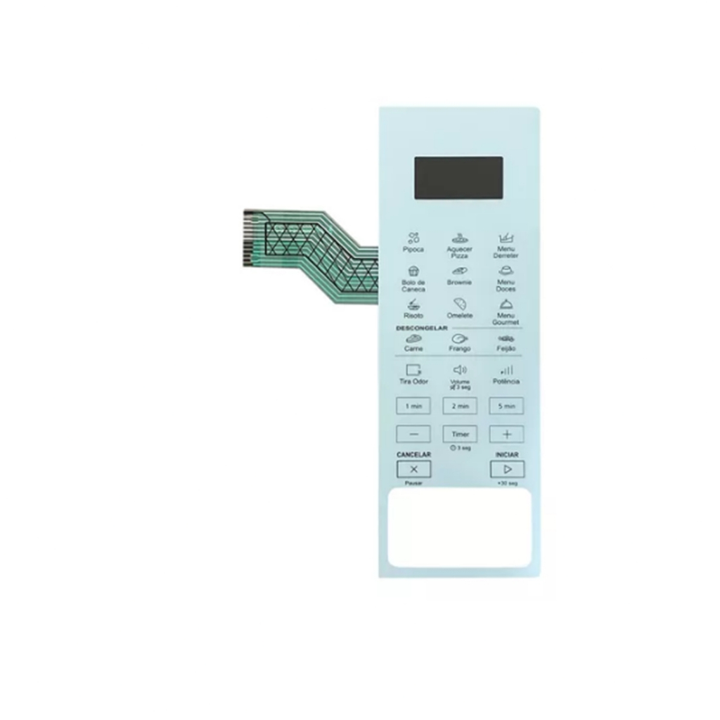 Membrana Teclado Para Microondas Brastemp Bms46ab - Bms 46ab - Bms 46 ab Nova Compatível