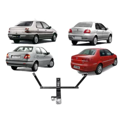 Engate Reboque Fixo Fiat Siena 1997 A 2016 500 Kg Inmetro REFT4001