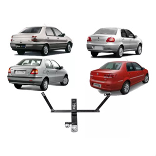 Engate Reboque Fixo Fiat Siena 1997 A 2016 500 Kg Inmetro REFT4001 em Oferta na Shopee