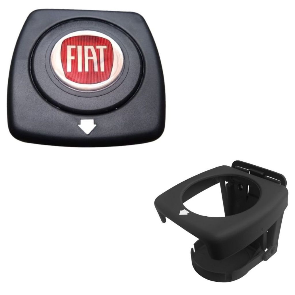 Porta Copo Lata Carro Caminhao Onibus Sprinter Trailers Motorhome Logo Fiat em Oferta na Shopee
