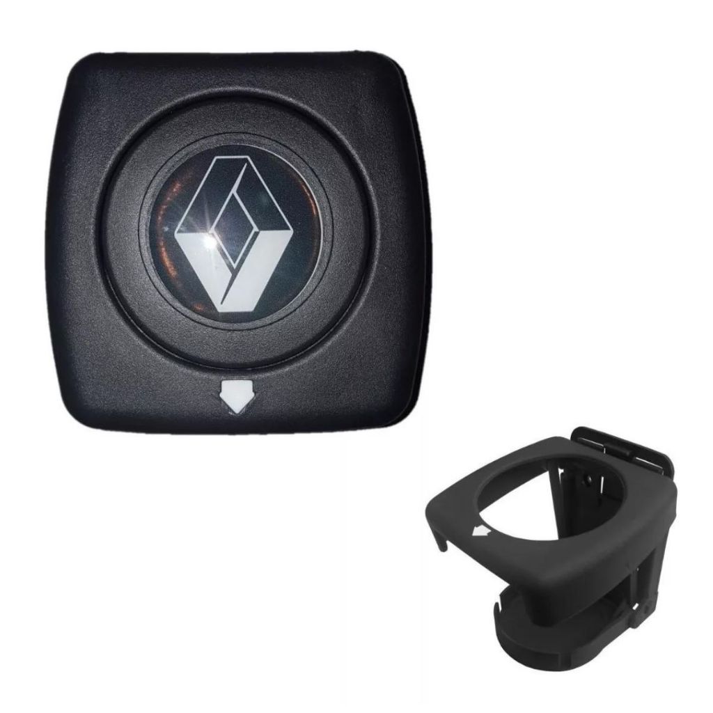 Porta Copo Lata Carro Caminhao Onibus Sprinter Trailers Motorhome Logo Renault