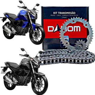 Kit Relação Transmissão FZ15 2023 2024 2025 Corrente com Retentor em Oferta na Shopee