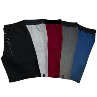 Kit 5 Bermuda Moletom Masculina Lisas Algodão Short Academia Treino em Oferta na Shopee