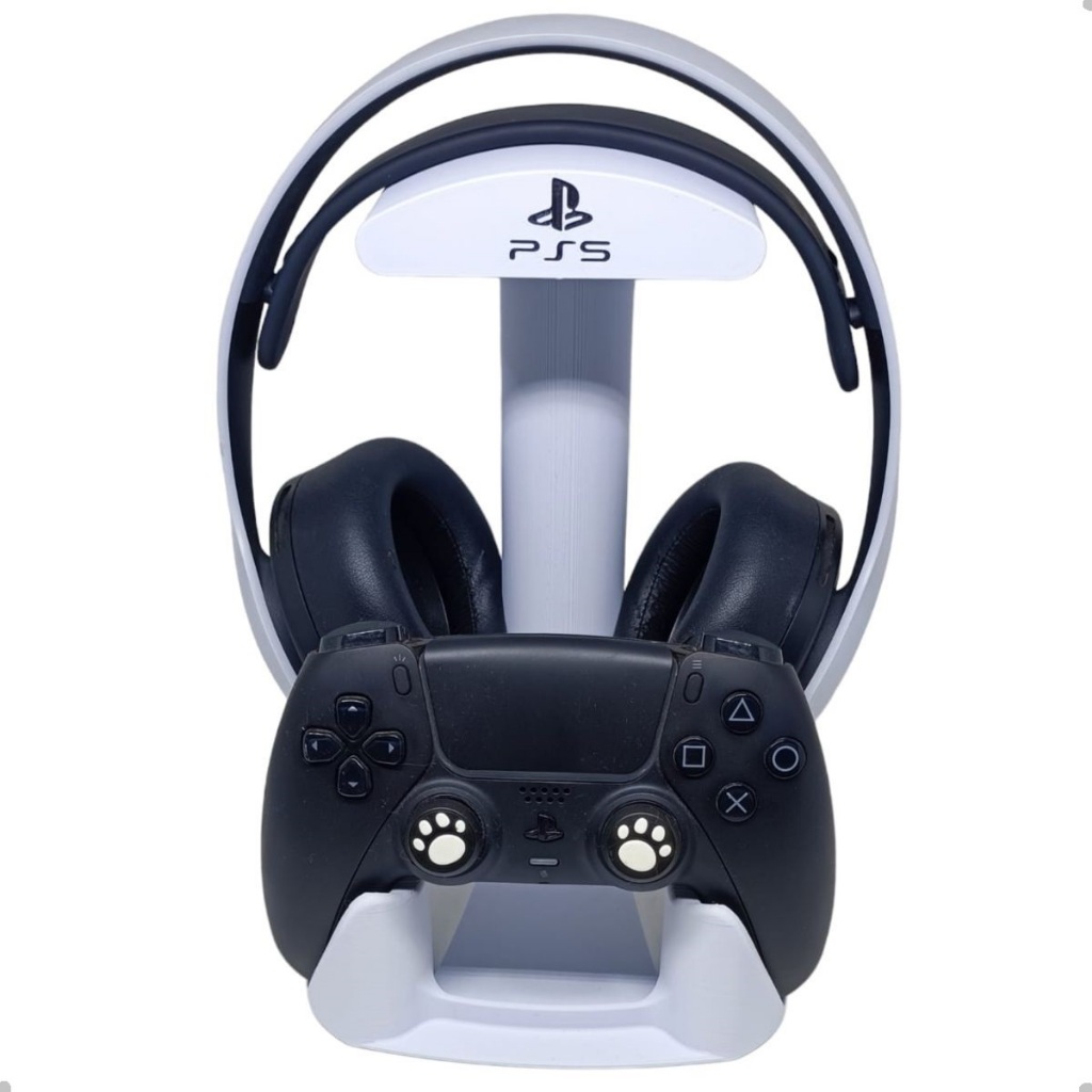 Suporte 3d Headset Pulse Controle Dualsense Ps5 Playstation Play 5 H7