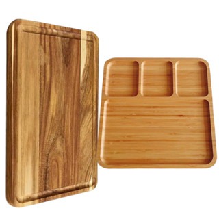 Kit tábua de carne para churrasco com petisqueira em Oferta na Shopee