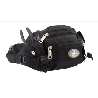 pochete grande reforcada bolsa de cintura masculina 2089 em Oferta na Shopee