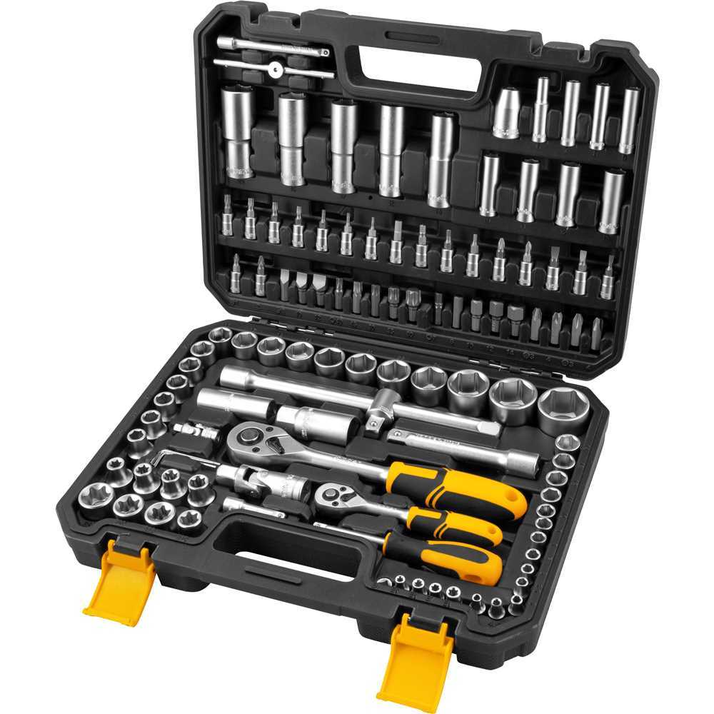Kit 108 Peças Soquetes Vonder com Catraca 1/2 e 1/4 Pol Profissional Completo — imagem 2 de 2
