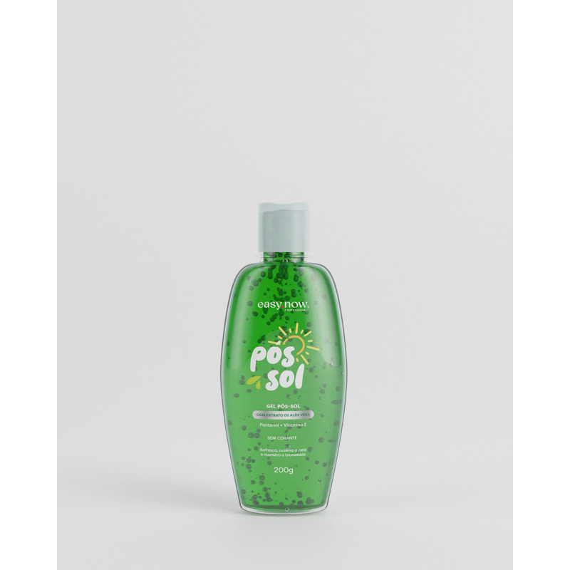 Gel Pós Sol 200ml Com Extrato de Aloe Vera Easy Now Acalma a Pele Pantenol + Vitamina E em Oferta na Shopee