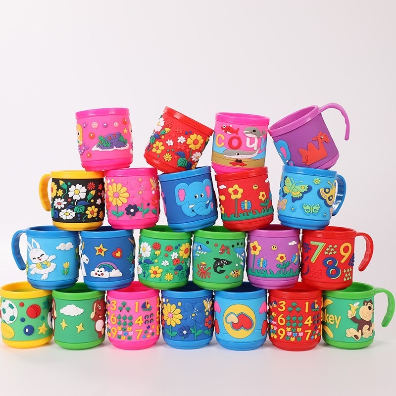 Caneca Copo Infantil Emborrachado 230ML