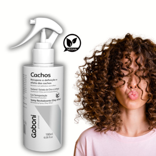Spray Ativador de Cachos (Day After) com Termoproteção 180ml Gaboni em Oferta na Shopee