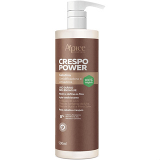 Apice Apse Gelatina Umidificadora Ativadora Crespo Power Nutrição Hidratação Filtro Solar 500ml em Oferta na Shopee