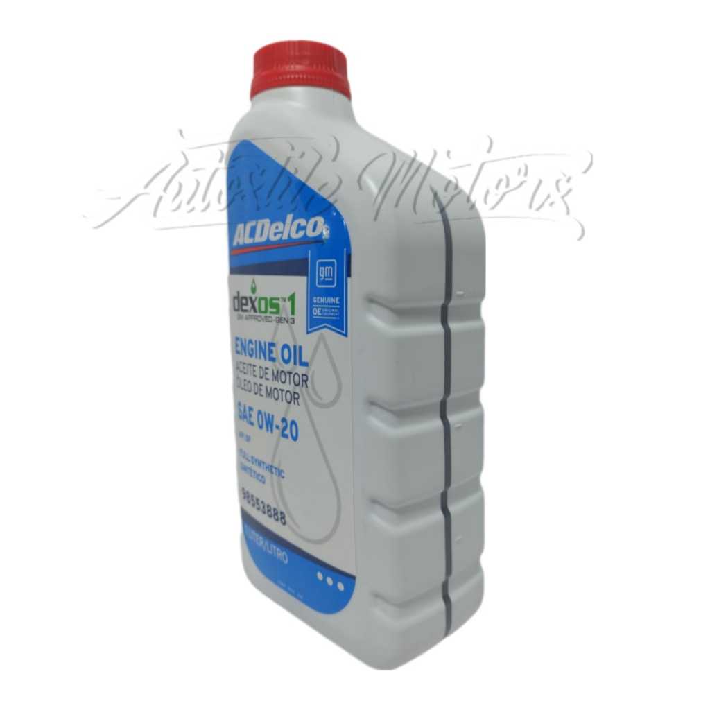 Detalhes do Óleo 0w20 Dexos 1 Geração 3 Sintético Original Chevrolet GM Acdelco 98553888