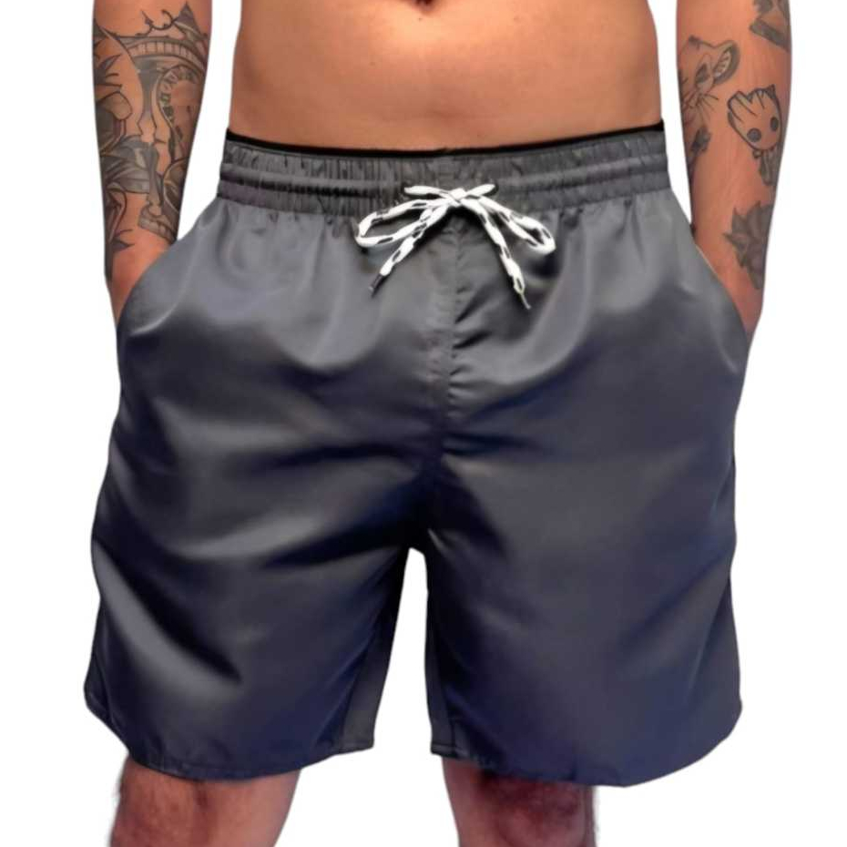 Short Masculino Mauricinho Tactel Grosso Premium Liso Estampado Com 3 Bolsos Bermuda Moda Praia Verão Academia Treino em Oferta na Shopee