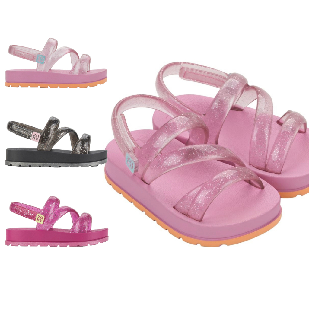Sandália para bebe menina, Sandalia infantil menina, Sandália zaxy nina
