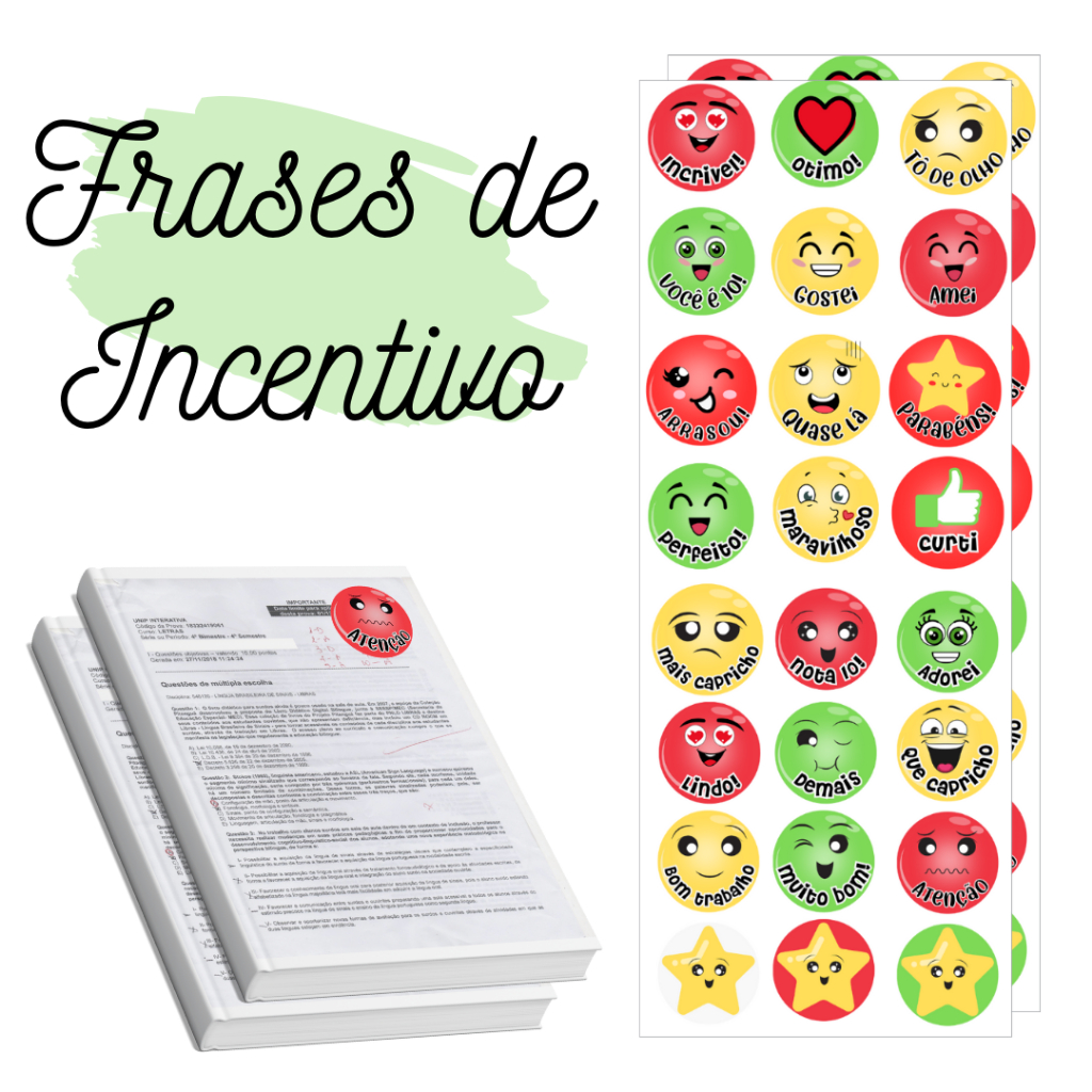 96 Adesivos de Frases de Incentivo Filho/Aluno - Etiqueta de Incentivo Frases Redondos em Oferta na Shopee