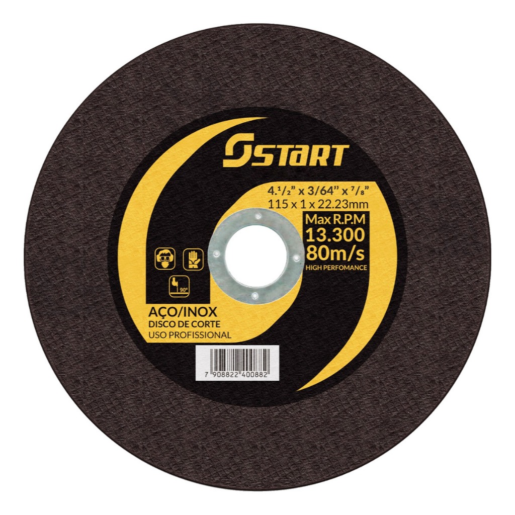 Disco De Corte 1493 115mm 1mm Disco 4.1/2 X 1,0 - Start - Home & Living