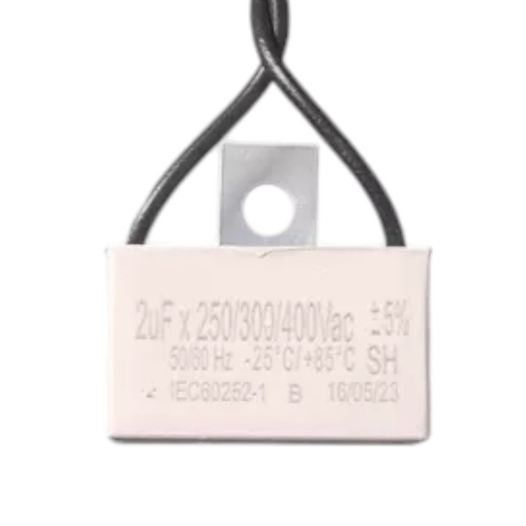 Capacitor 2uf 250/300/400vac Ventilador Mondial Arno Ventisol