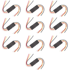 Chicote Conector 4 Vias Universal De Som Cobre 10 Uni Tarponn