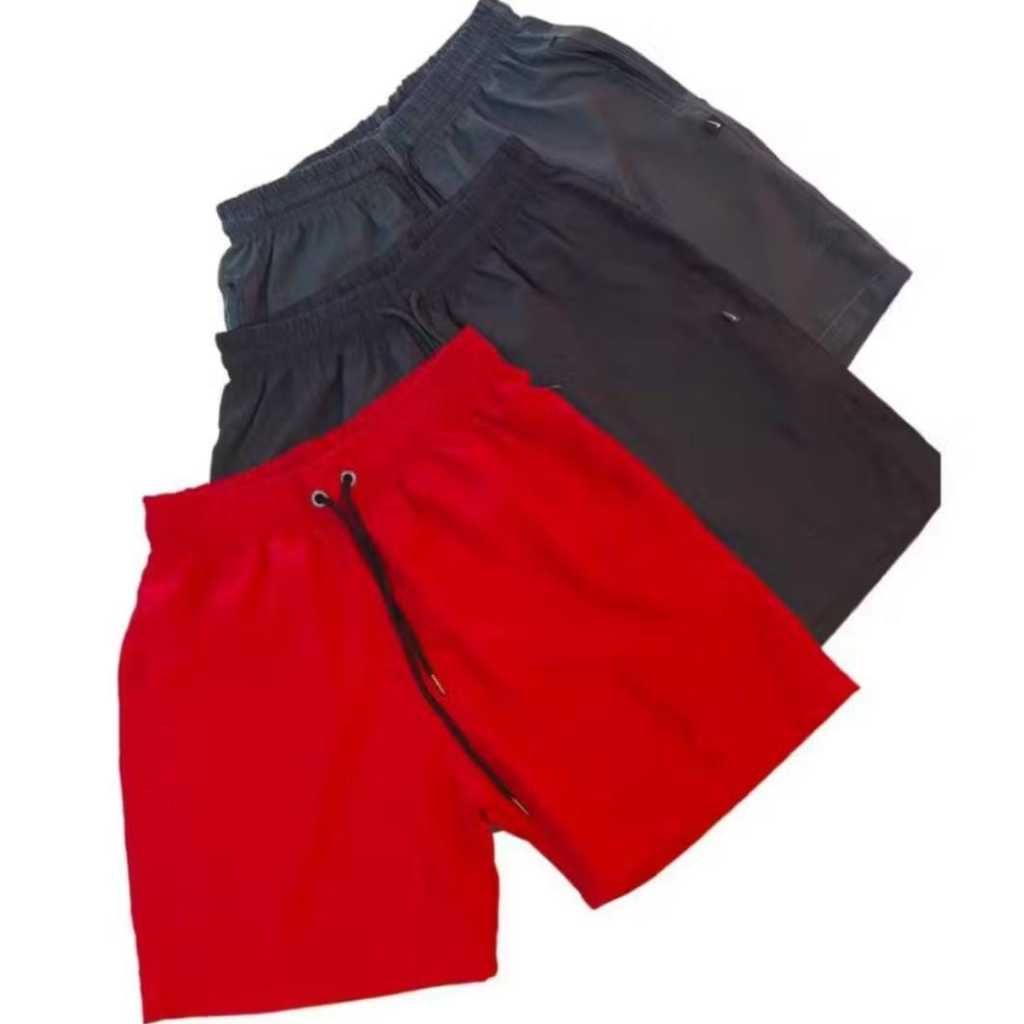 Kit 3 Bermudas Elastano Masculino Dry Fit Corrida Shorts Academia Cores Sortidas