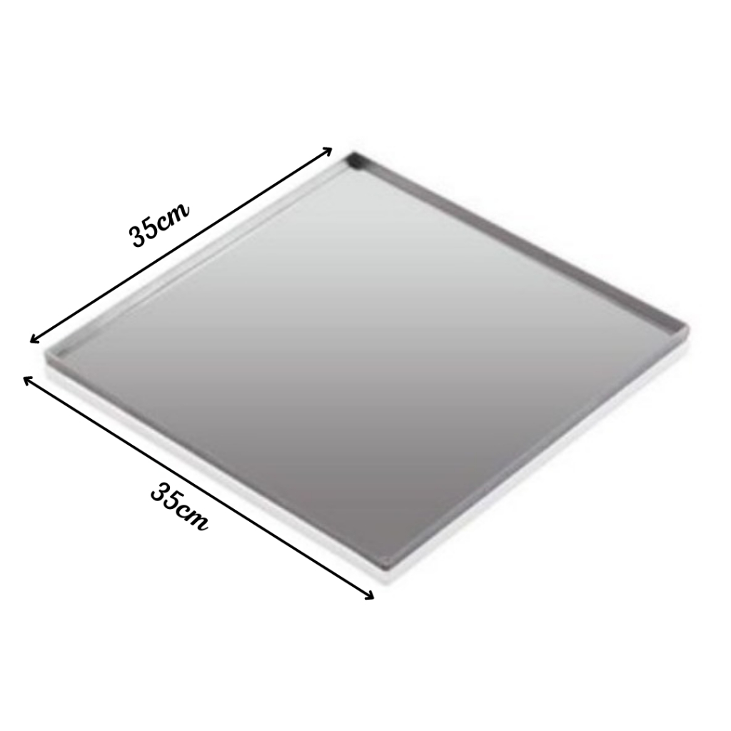 Kit Com 4 Assadeiras 35x35x1 convector em Aluminio em Oferta na Shopee