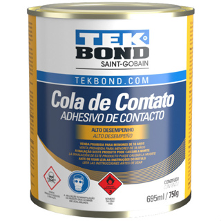 Cola de Contato Tekbond 750g Ideal para Couro, Borracha, EVA, Courvim, Fitas Borda e MDF em Oferta na Shopee