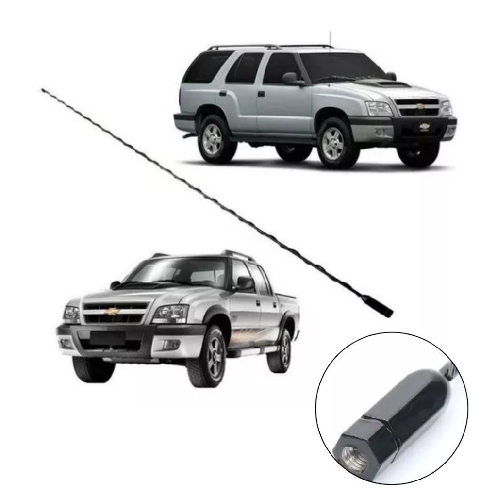 Haste Antena Espiral Chevrolet S10 e Blazer ate 2011 - Silverado 1997 A 2001