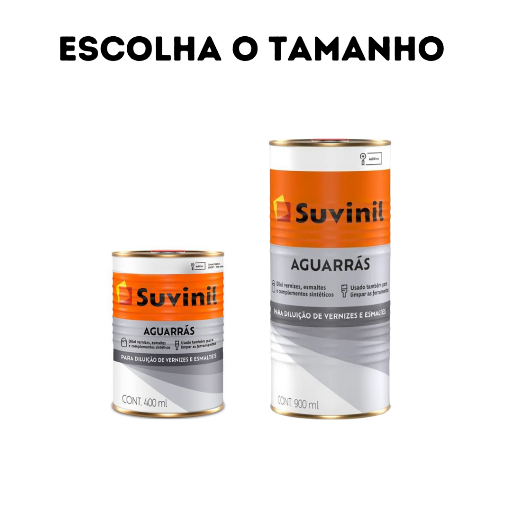 Aguarrás 400ml ou 900ml Diluente Suvinil Agua Raz Escolha o Tamanho - Home & Living