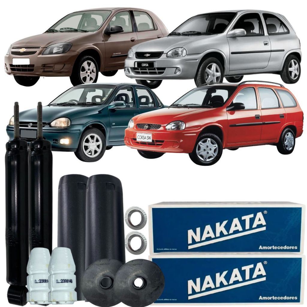Par Amortecedor Traseiro Coxim Batente Gm Celta Corsa Sedan em Oferta na Shopee