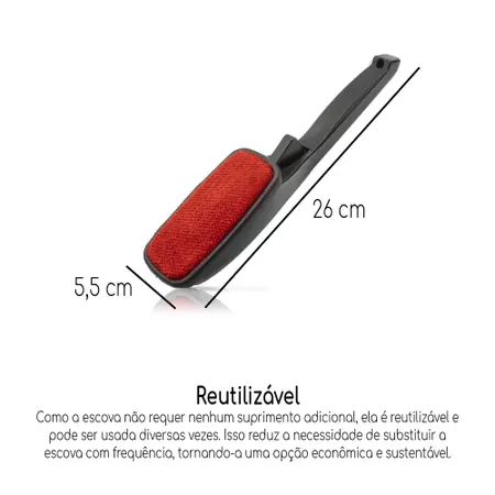 Removedor De Bolinha Pelo Fiapo Escova De Roupa Sofá Paletó - Papa-Bolinha